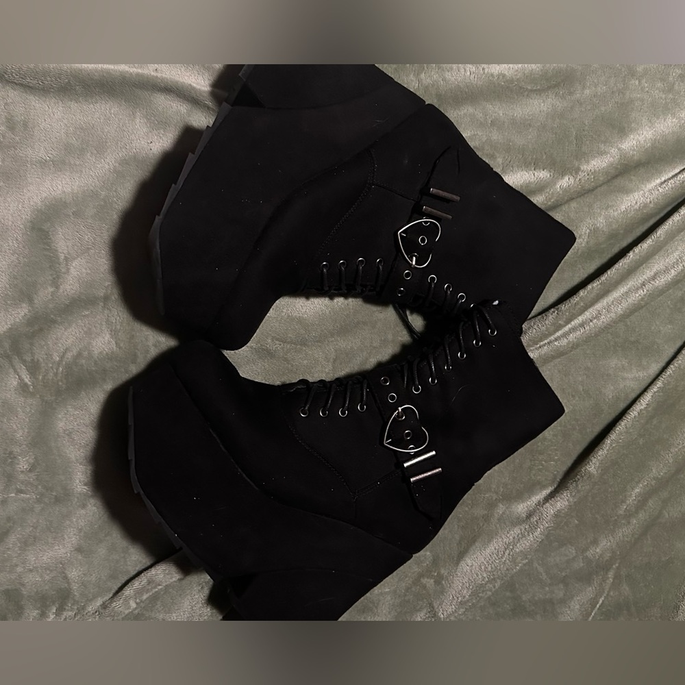 Lamoda platform wedge boots